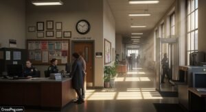 Police station background image