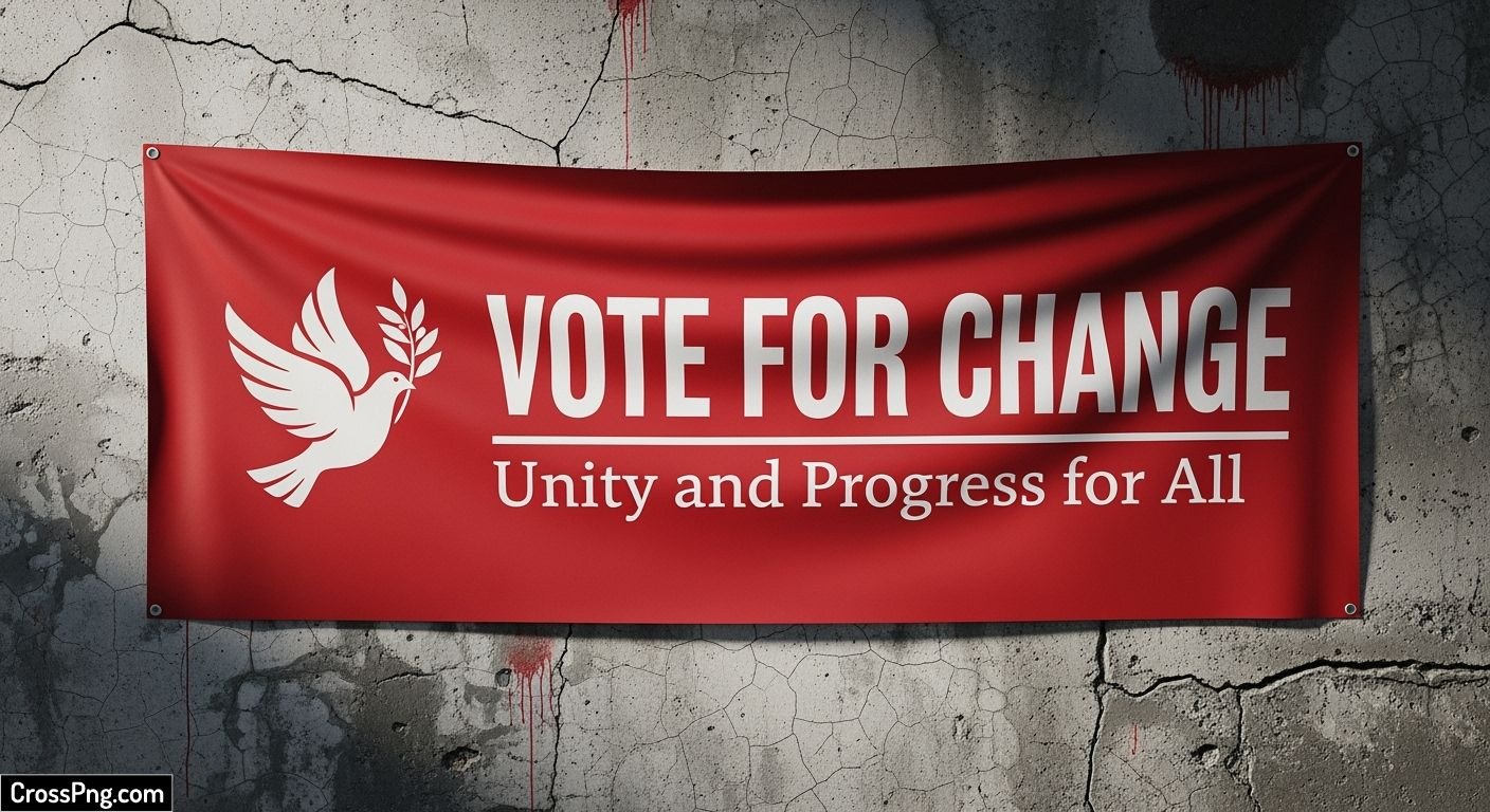 Political banner background image