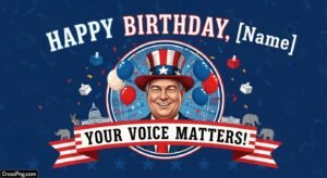 Political birthday background image 3