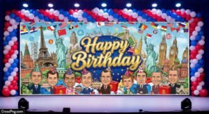 Political birthday banner background image 2