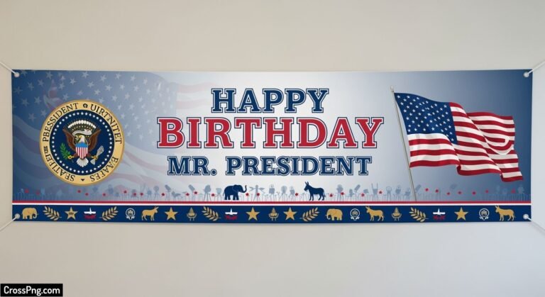 Political birthday banner background image 6
