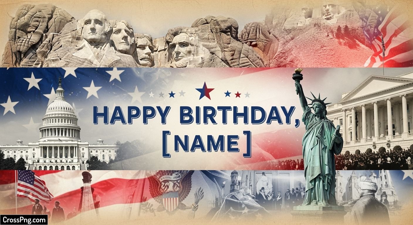 Political birthday banner background image 7