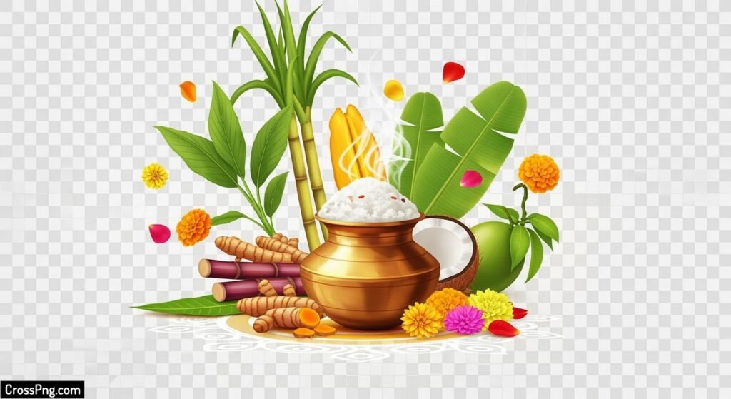 Pongal background png image 3