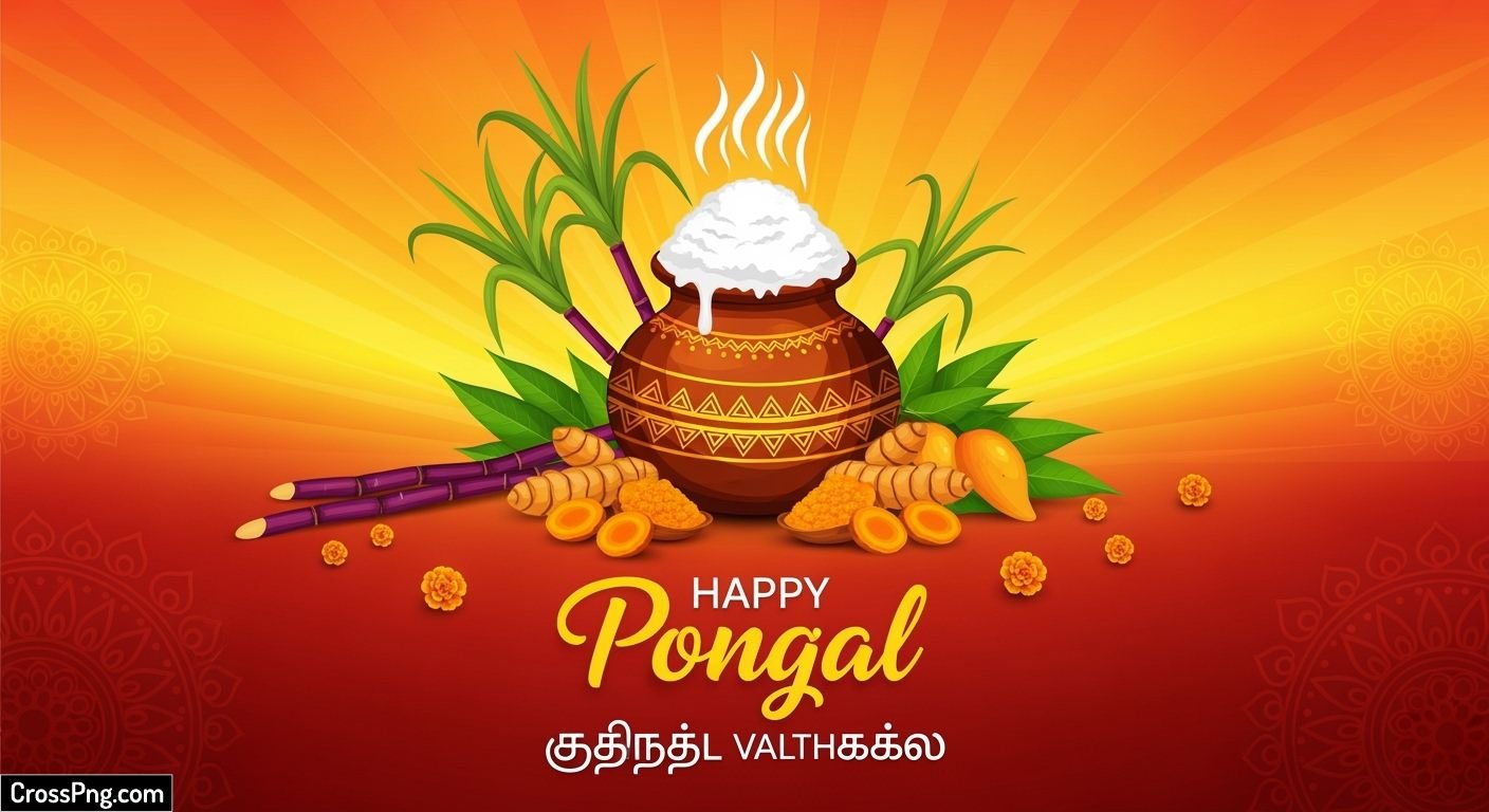 Pongal banner background image 3