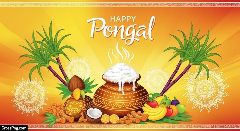 Pongal banner background image 5