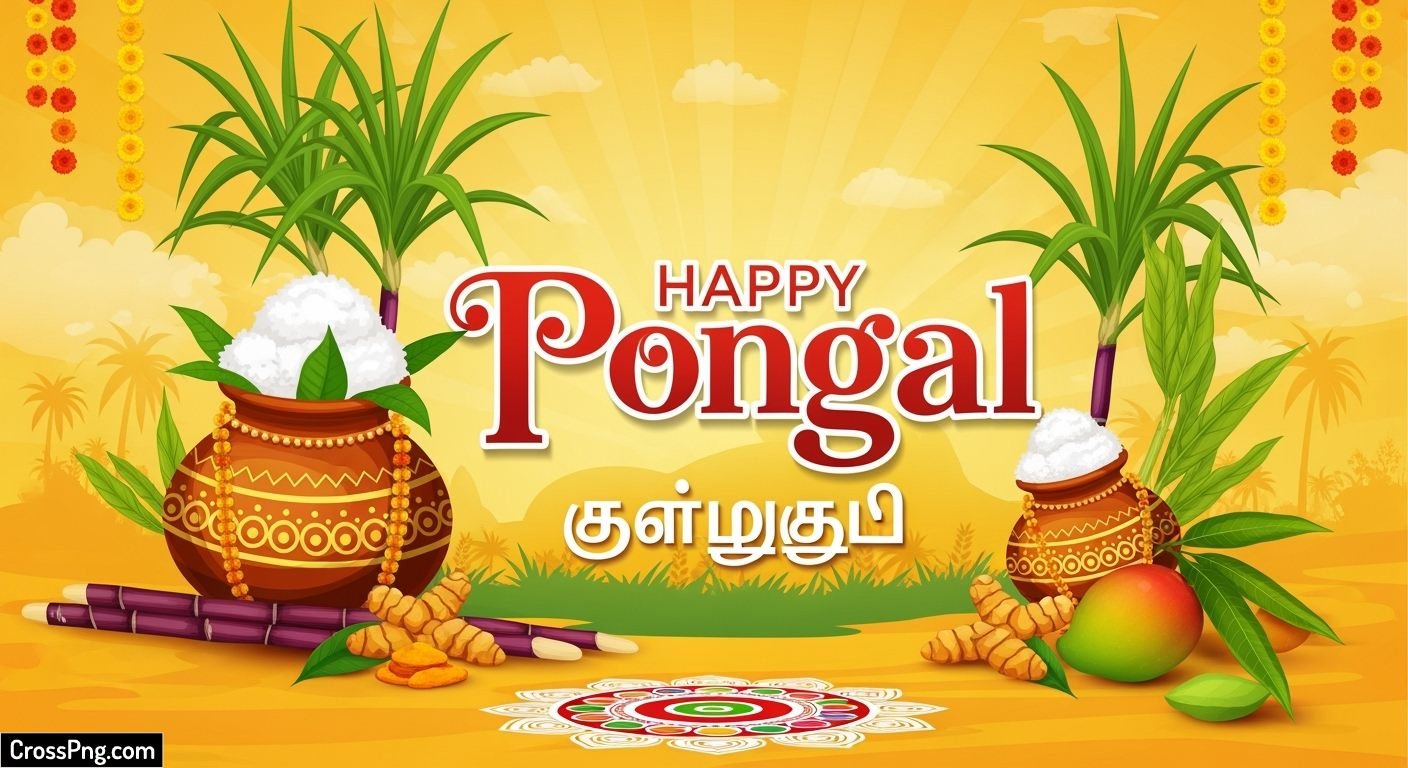 Pongal banner background image 7