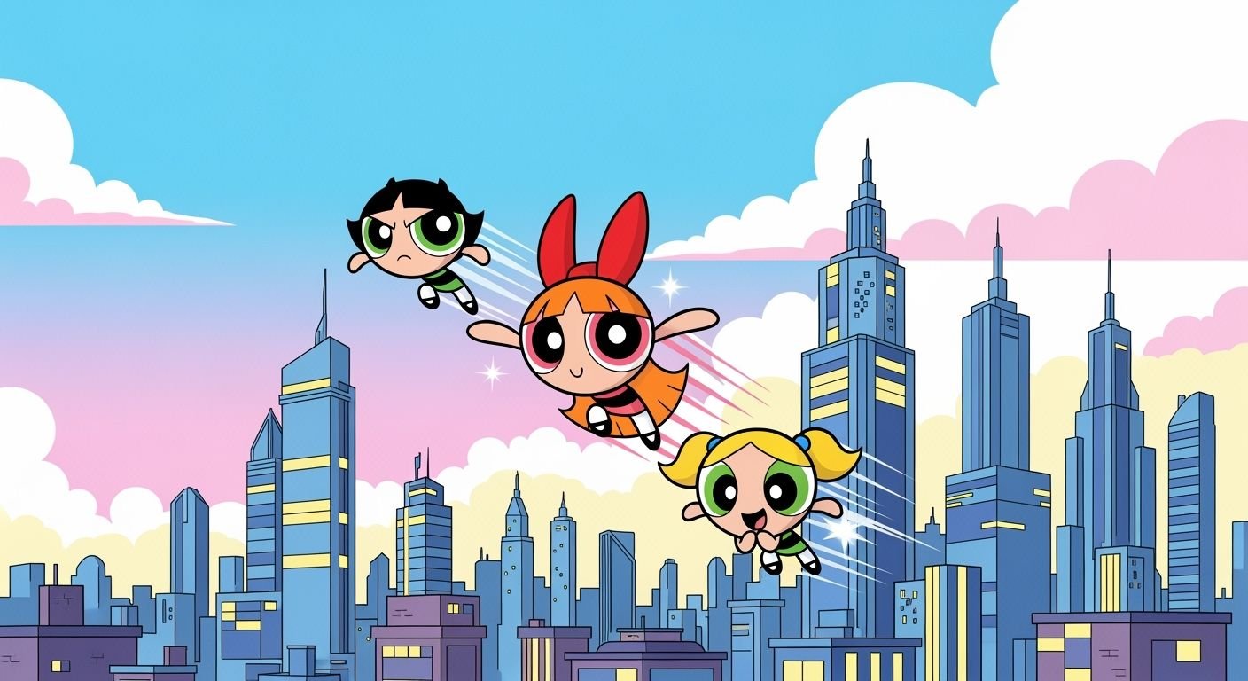 Powerpuff girls background image