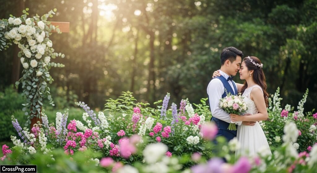 Pre wedding photoshoot background image