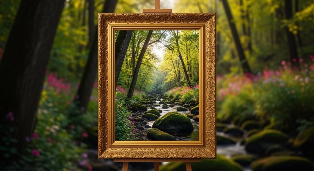 Precise background preservation image