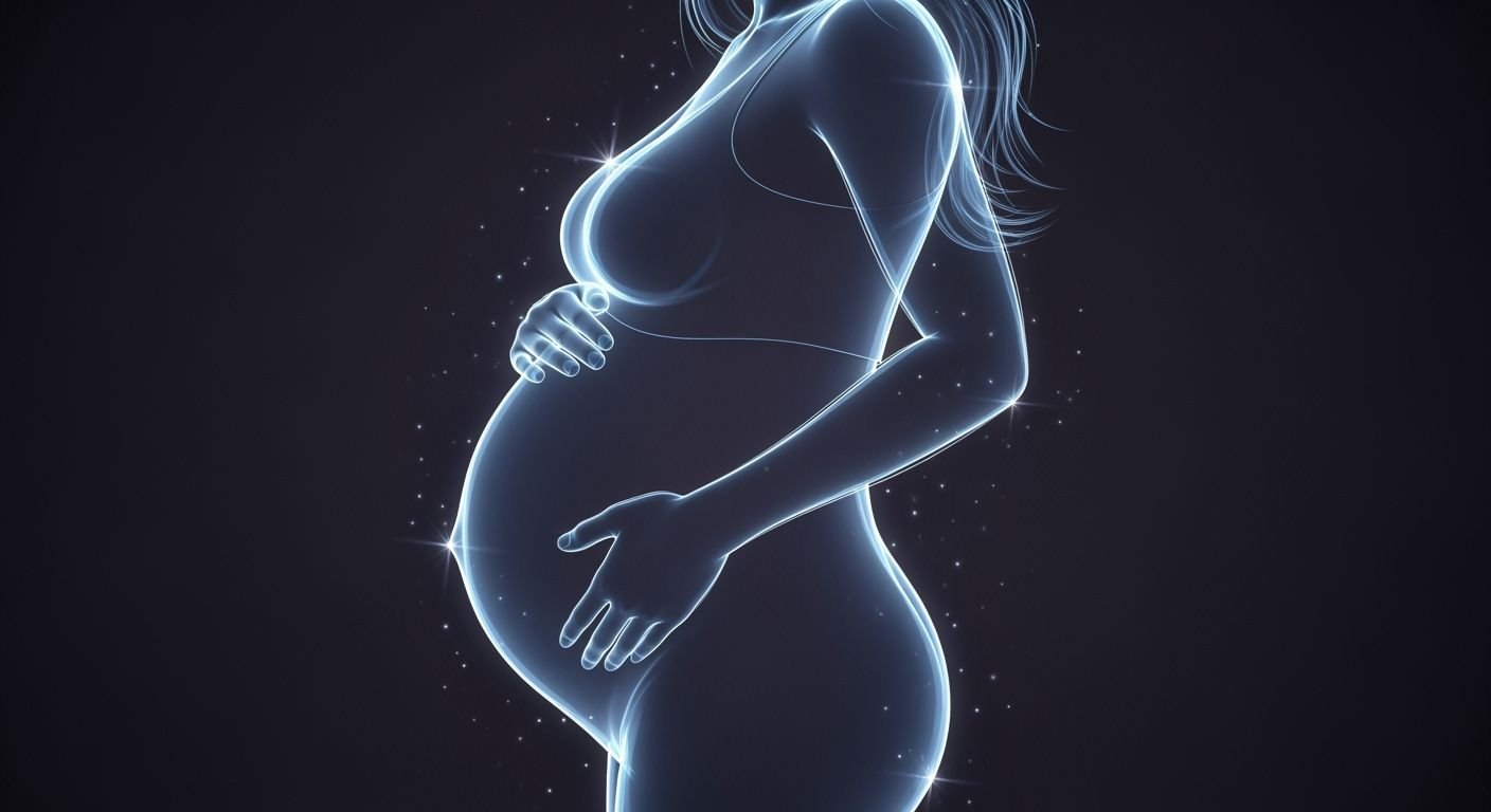 Pregnancy outline transparent image 2