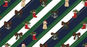 Preppy christmas background image 4