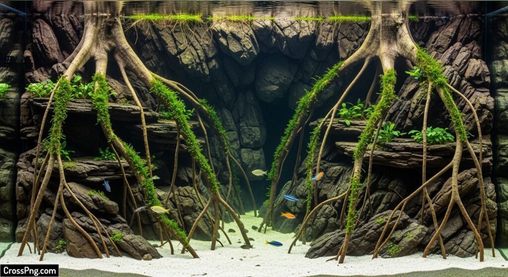 Preserve aquarium background image