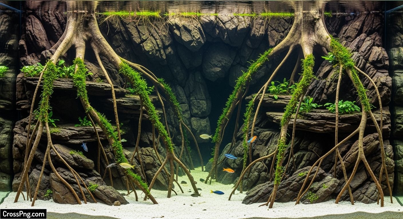 Preserve aquarium background image