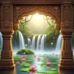 Preserve background for ganpati decoration image 2