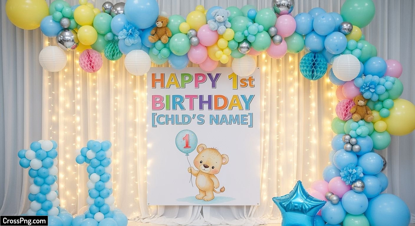 Preserve birthday background decoration image 3