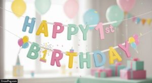 Preserve birthday banner background image