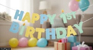 Preserve birthday banner background image