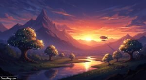 Preserve digital painting background hd image