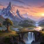 Preserve digital painting background hd image