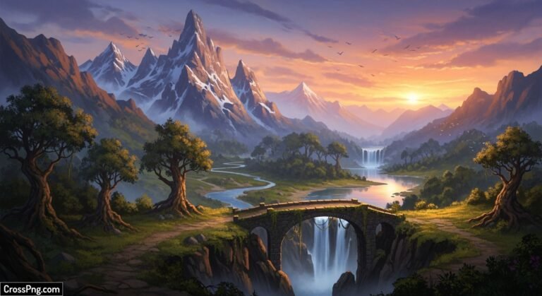 Preserve digital painting background hd image