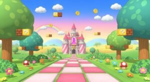 Princess peach background image 2