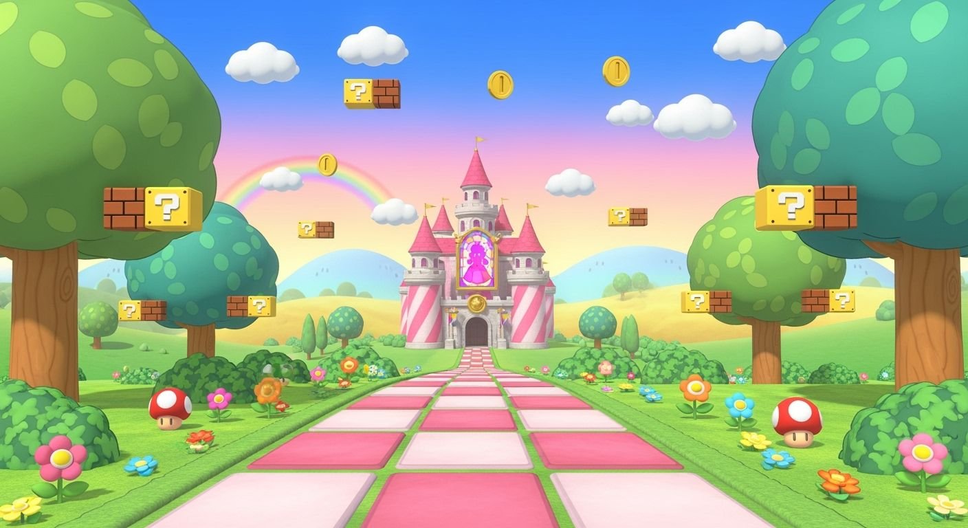 Princess peach background image 2