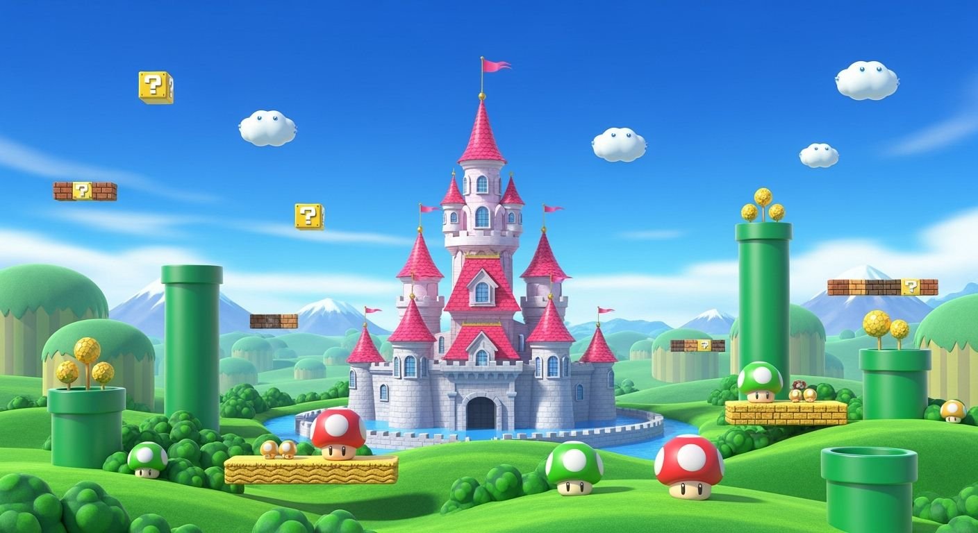 Princess peach background image 3