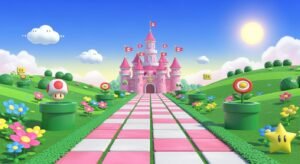 Princess peach background image
