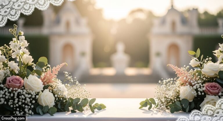 Psd wedding background hd image