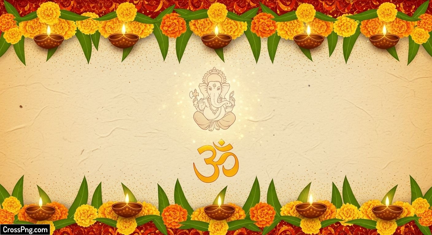 Puja invitation card background image 2