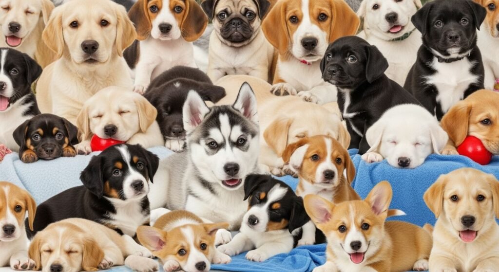 Puppies for background image