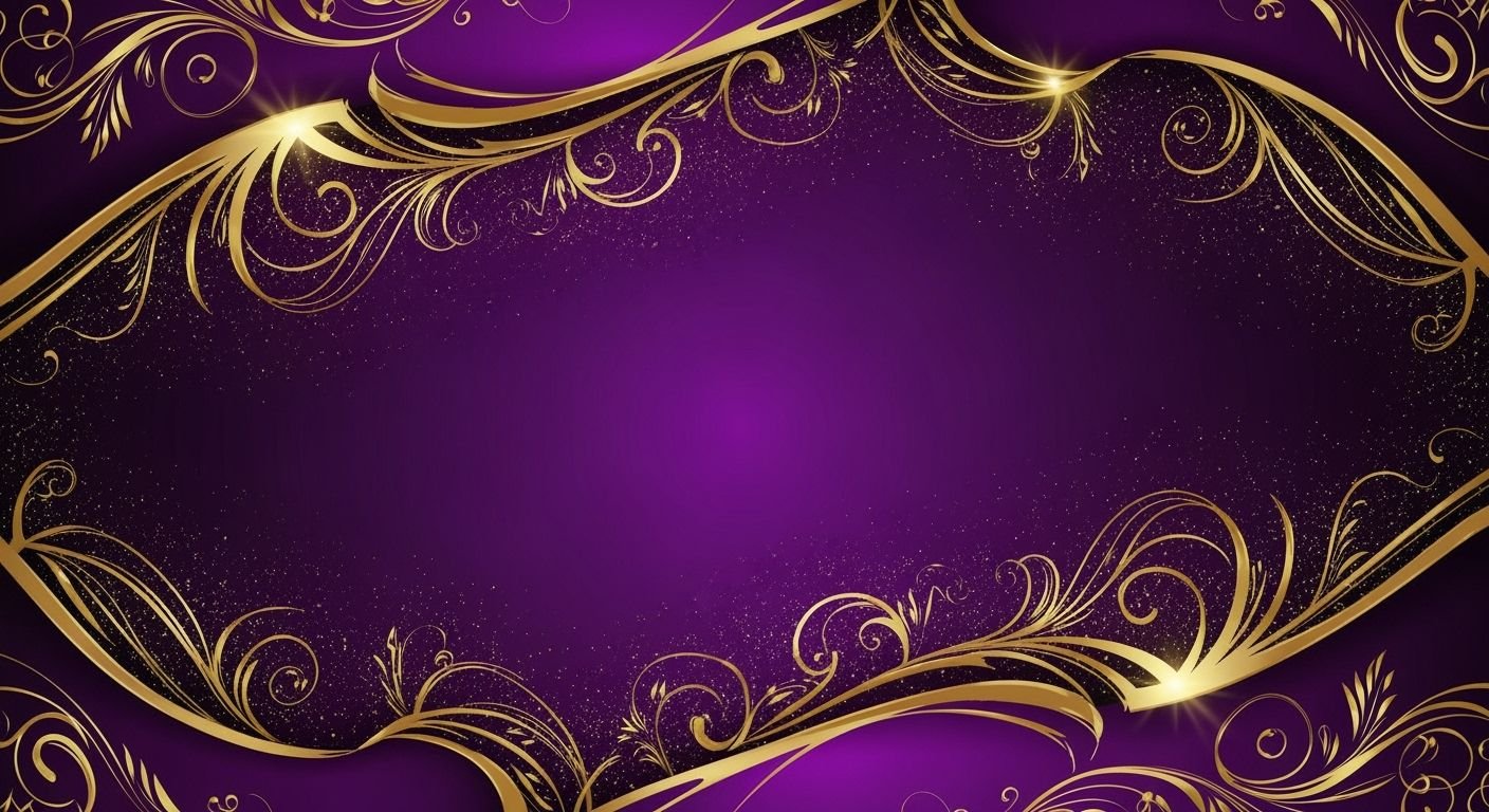 Purple and gold background image 4