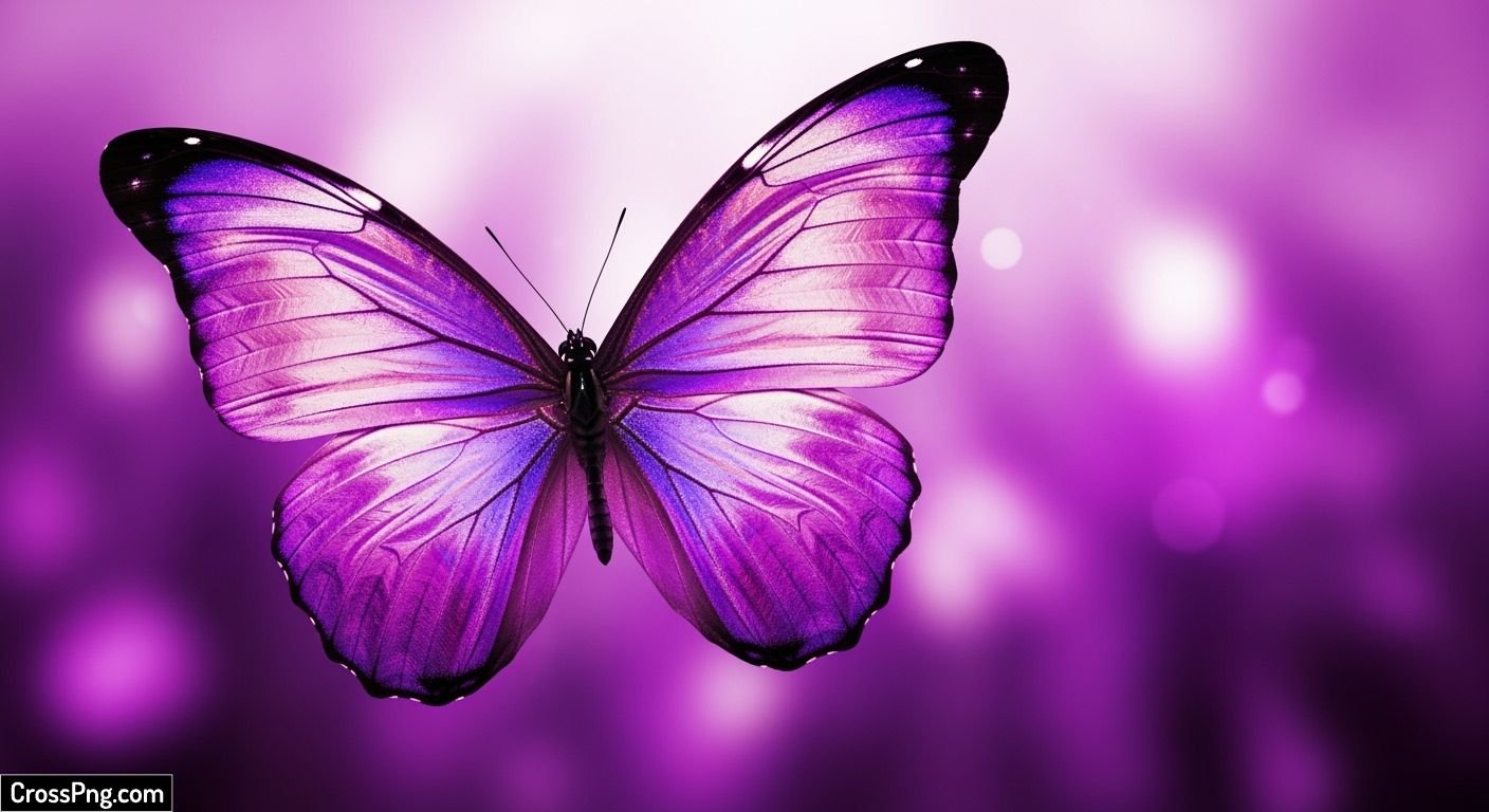 Purple butterfly background image