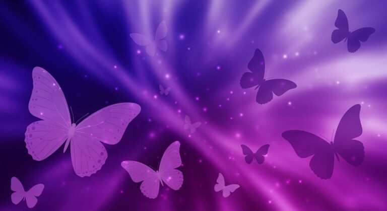 Purple butterfly background image 2