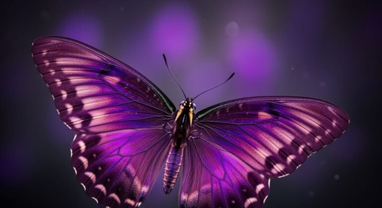 Purple butterfly background image 3
