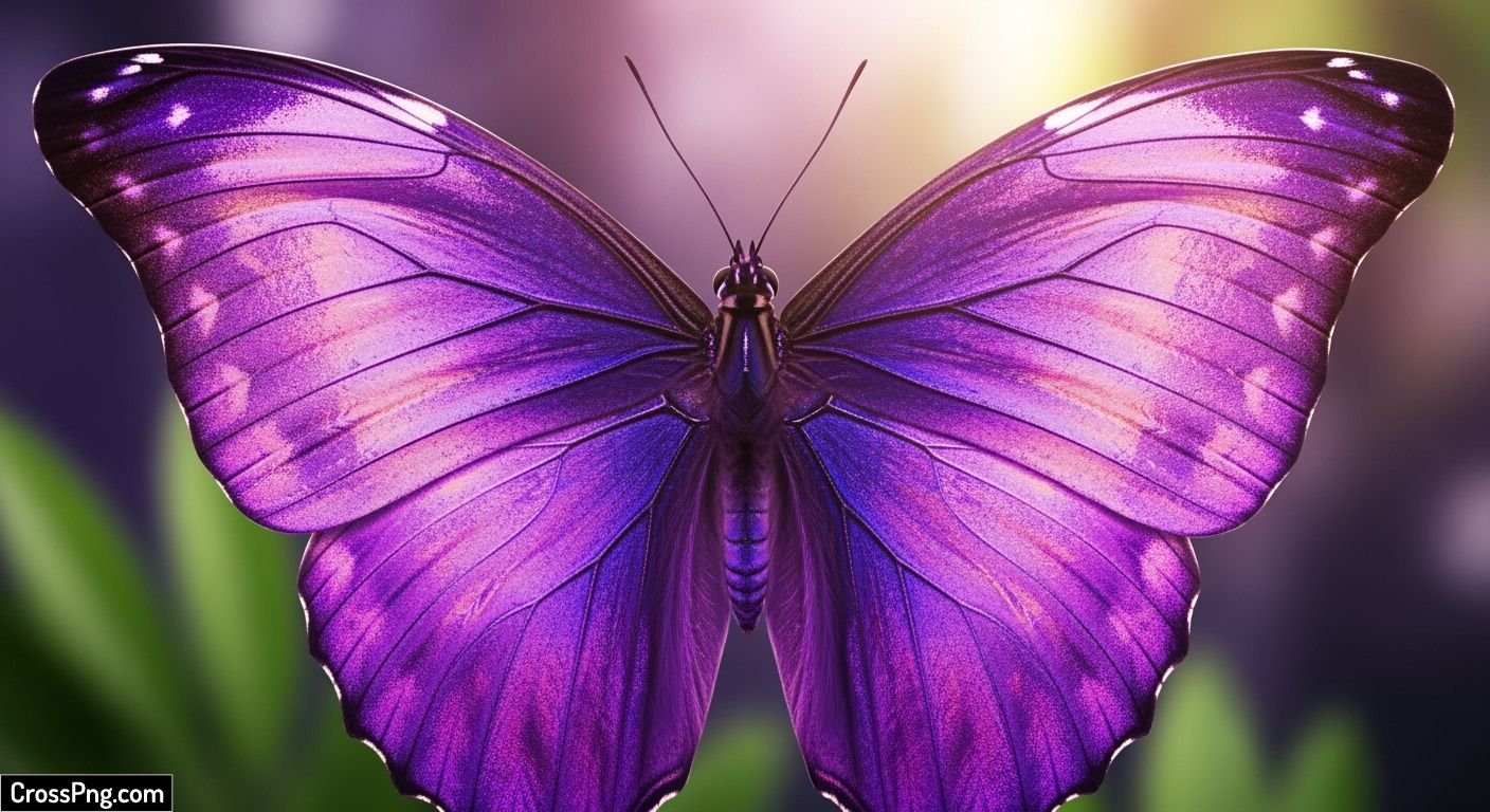 Purple butterfly background image 3