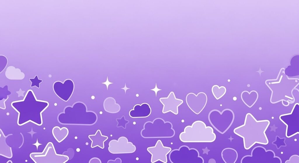 Purple cute background image 2