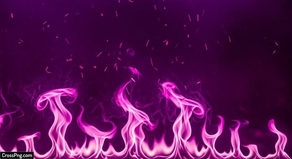 Purple fire background image 3