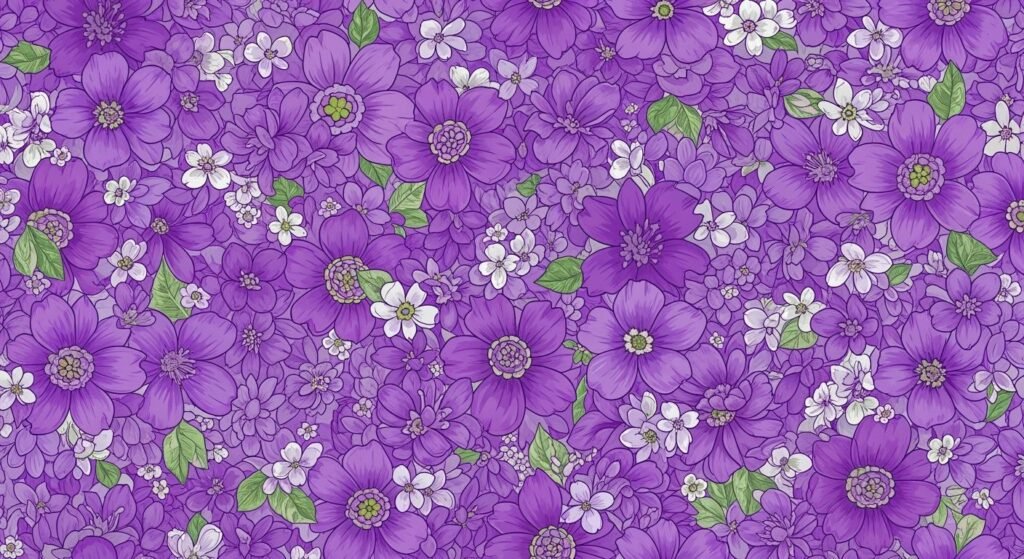 Purple floral background image