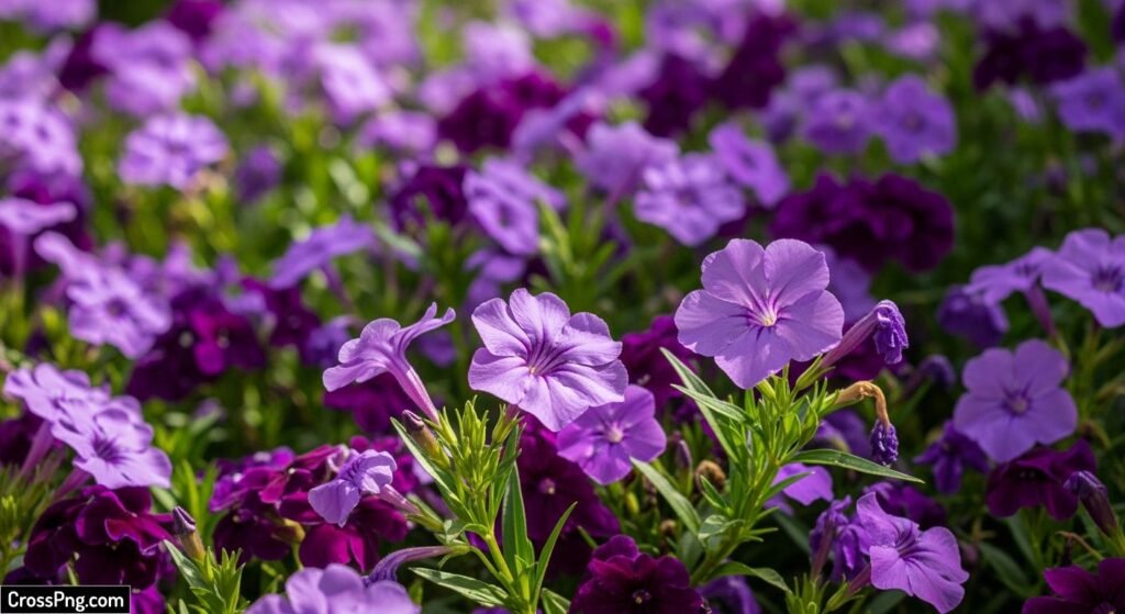 Purple floral background image 3