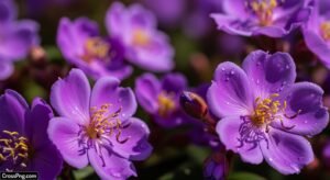 Purple flower background hd image 2