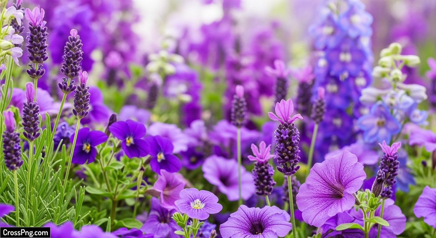 Purple flower background image