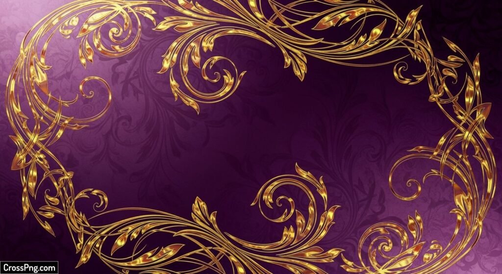 Purple gold background image
