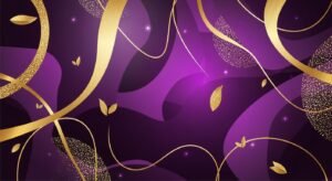 Purple gold background image 3
