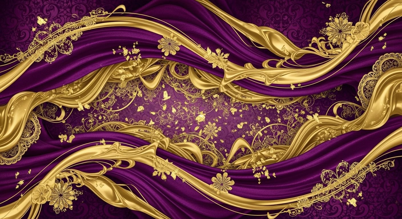 Purple gold background image 4