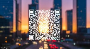 Qr code background image