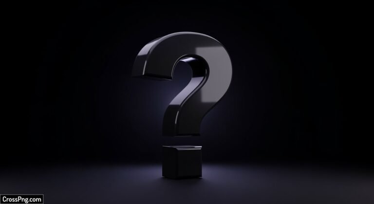 Question mark black background image