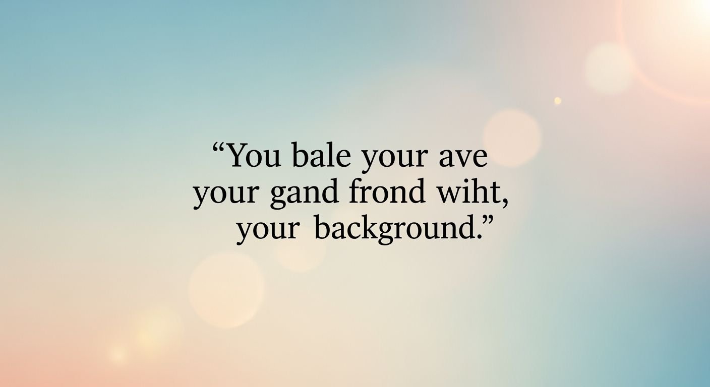 Quote background image