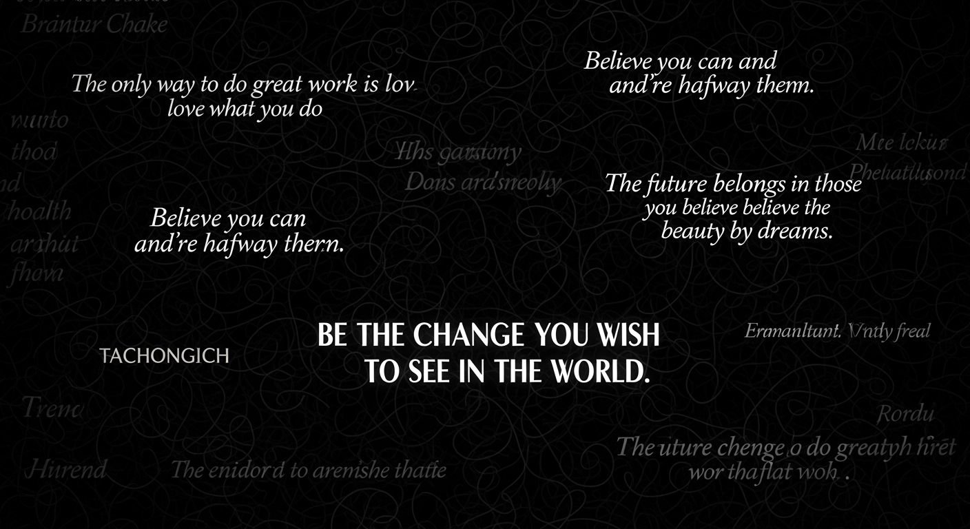Quotes as background image