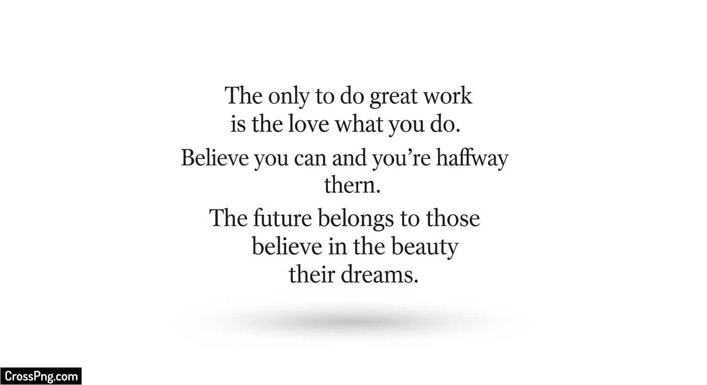 Quotes in white background image